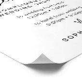 エバーリー結婚式シャトルサービス案内板 ポスター (角)