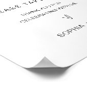 エバーリー ウェディング フェイバーズ サイン (角)