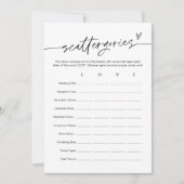 エバーリー カテゴリー分け 結婚前のお祝いゲーム カード (正面)