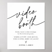 エバーリー ビデオブース ウェディングサイン ポスター (正面)