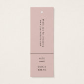 エバーリー ブラッシュ ハングタグ 衣類ラベル 価格タグ (裏面)