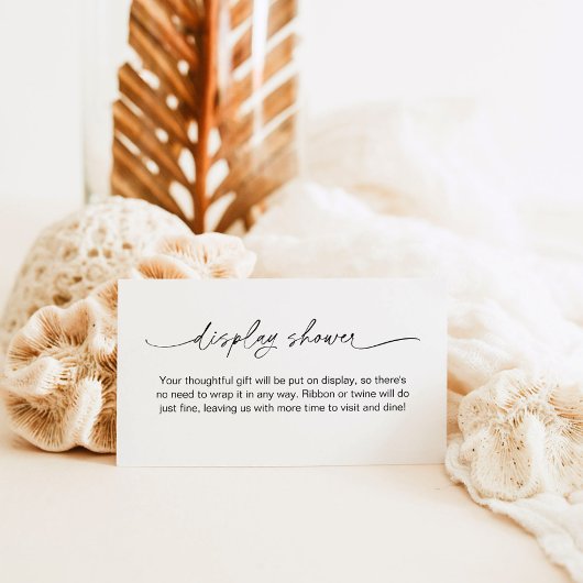 エバーリー ミニマル ディスプレイ シャワー エンクロージャーカード