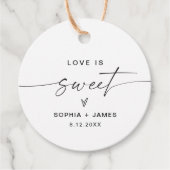 エバーリー ラブ イズ スウィート フェイバー タグ (正面)