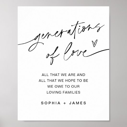 エバーリー 世代を超える愛のウェディングサイン ポスター (正面)