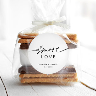 エバーリー S'more Love おやつ 1.5" 小さなステッカー ラウンドシール
