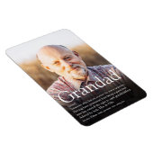 エバー最高のおじいちゃんおじいちゃんパパの定義写真 マグネット (右側)