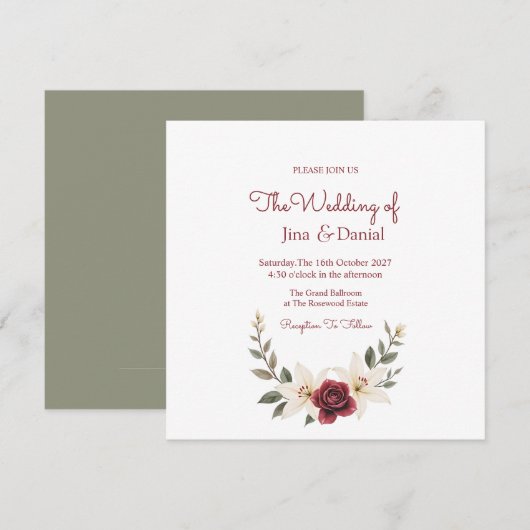 エバーlasting Love セーブザデート (正面/裏面)