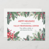 エバ企業のリーベリーボウクリスマスを使用 ポストカード (正面/裏面)