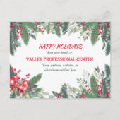 エバ企業のリーベリーボウクリスマスを使用 ポストカード (正面)