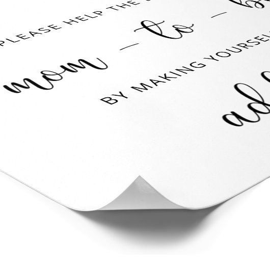 エバ救済ーグ忙しン母が封筒にアドレス ポスター (角)