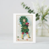 エバ最高のグリーンコートの人にクリスマスの願い シーズンポストカード (スタンド正面)