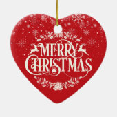 エバ最高のシスター定義クリスマスホリデー セラミックオーナメント (裏面)