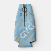 エバ最高のパパワードクラウドブルーID263 ボトルクーラー (裏面)