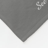 エバ最高のーイコート定義シルバーグリッター フリースブランケット (角)