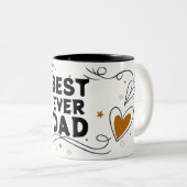 エバ最高のーパパスタイリッシュ – 父の日 ツートーンマグカップ (正面右)