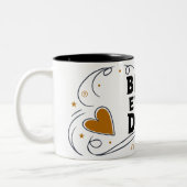 エバ最高のーパパスタイリッシュ – 父の日 ツートーンマグカップ (左)