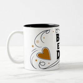 エバ最高のーパパスタイリッシュ – 父の日 ツートーンマグカップ