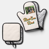 エバ最高のーパパ 鍋つかみ&鍋敷きセット (正面/裏面)