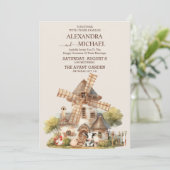 エバ素朴ーグリーンフィールドズバ結婚ンコテージ 招待状 (スタンド正面)