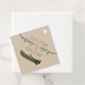 エバ素朴ーグリーンブランチ結婚カヌー フェイバータグ (インサイチュ)