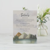 エバ素朴ーグリーン山結婚湖 エンクロージャーカード (スタンド正面)