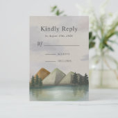 エバ素朴ーグリーン山結婚湖 出欠カード (スタンド正面)