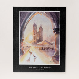 エバ絵を描ククラクフオールドタウン ジグソーパズル