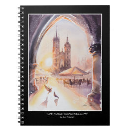 エバ絵を描ククラクフオールドタウン ノートブック