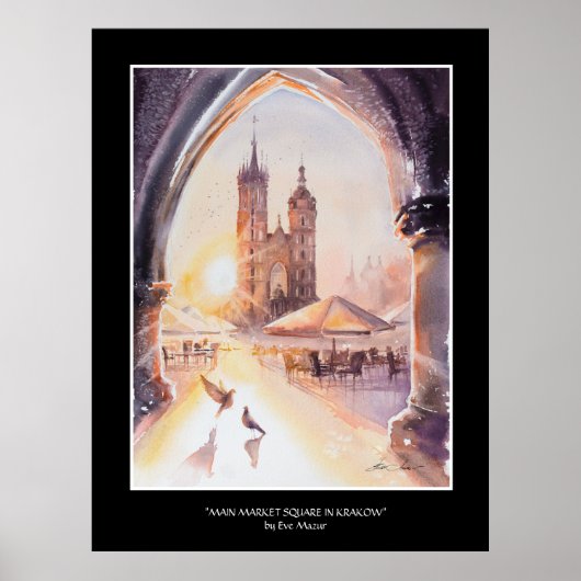 エバ絵を描ククラクフオールドタウン ポスター (正面)