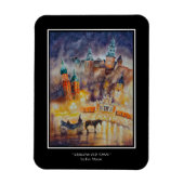 エバ絵を描ククラクフオールドタウン マグネット (縦)