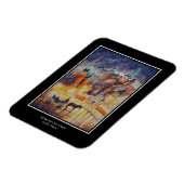 エバ絵を描ククラクフオールドタウン マグネット (左側)