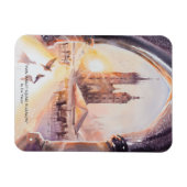 エバ絵を描ククラクフオールドタウン マグネット (横)