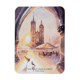 エバ絵を描ククラクフオールドタウン マグネット