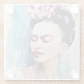 エバ・フ色彩の鮮やかリダ ガラスコースター (裏面)