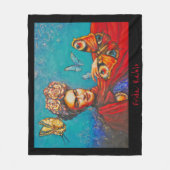 エバ・フ色彩の鮮やかリダ フリースブランケット (正面)