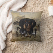 エパグヌールブレトンブリタニースパニエル犬装飾用クッション クッション (ブランケット)