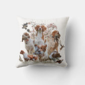 エパグヌールブレトンブリタニースパニエル犬 クッション (裏面)