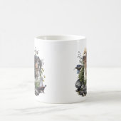 エパグヌールブレトンブリタニースパニエル犬 コーヒーマグカップ (中央)