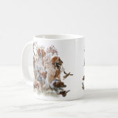 エパグヌールブレトンブリタニースパニエル犬 コーヒーマグカップ (正面左)