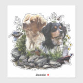 エパグヌールブレトンブリタニースパニエル犬 シール (シート)