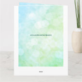 エパーソナライズされたメラ結婚ルド記念日 カード (裏面)