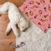 エビおもしろいかわいいフリースブランケット フリースブランケット