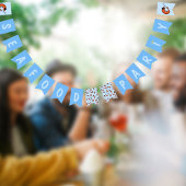 エビおもしろいの海鮮揚げ旗 バンティングフラッグ