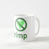 エビが嫌い コーヒーマグカップ (正面右)