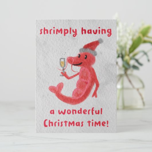 エビちゃんと楽しいクリスマスを過ごしてる！ シーズンカード (スタンド正面)