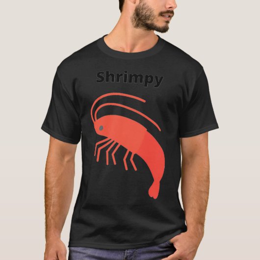 エビっぽいデザイン Tシャツ (正面)