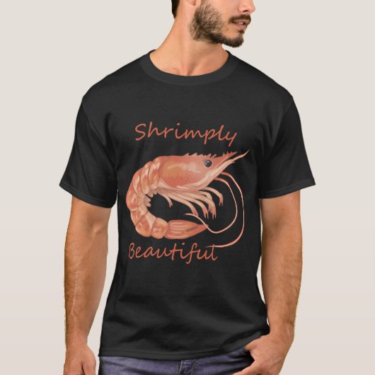 エビっぽくて美しい Tシャツ (正面)