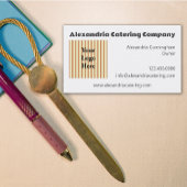 エビとレモンのケータリングとフードプラッタ写真 名刺