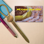 エビとレモンのケータリングとフードプラッタ写真 名刺