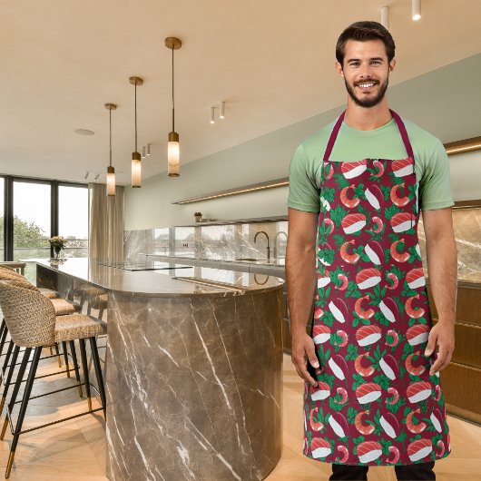 エビと寿司の赤身 エプロン